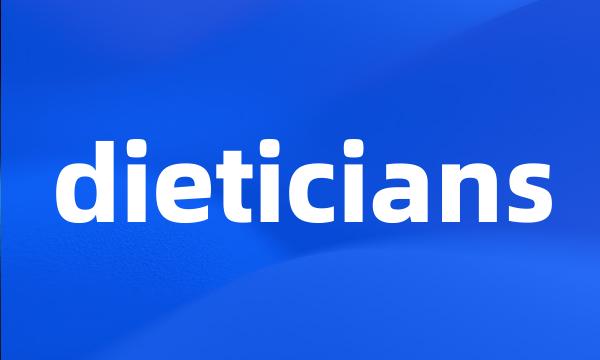 dieticians