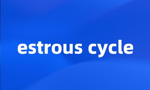 estrous cycle