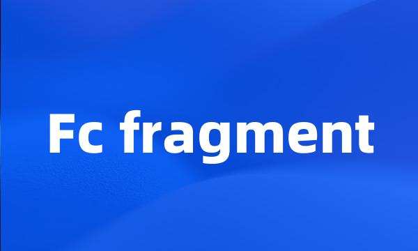 Fc fragment