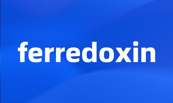 ferredoxin