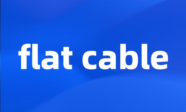 flat cable