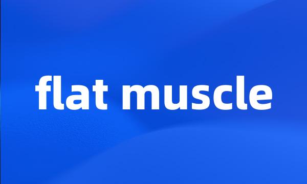 flat muscle