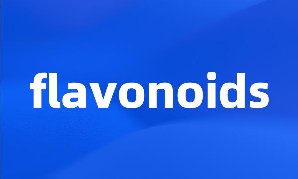 flavonoids