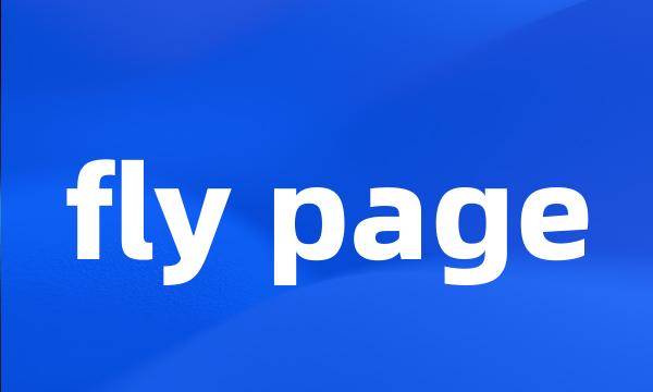 fly page