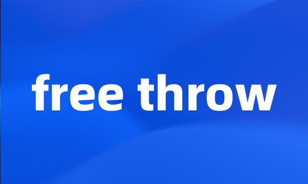 free throw