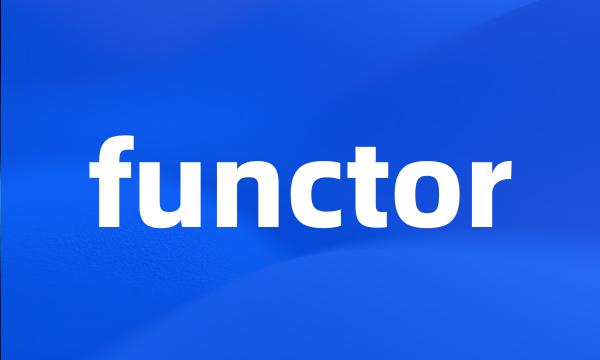 functor