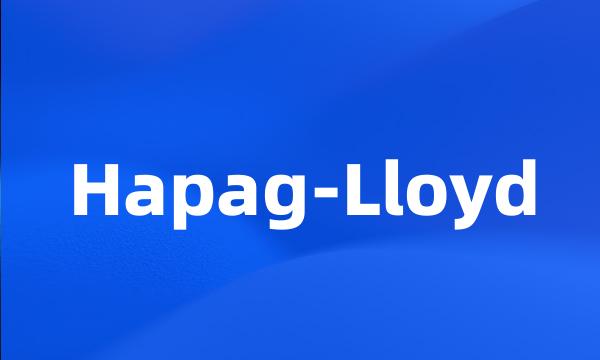 Hapag-Lloyd