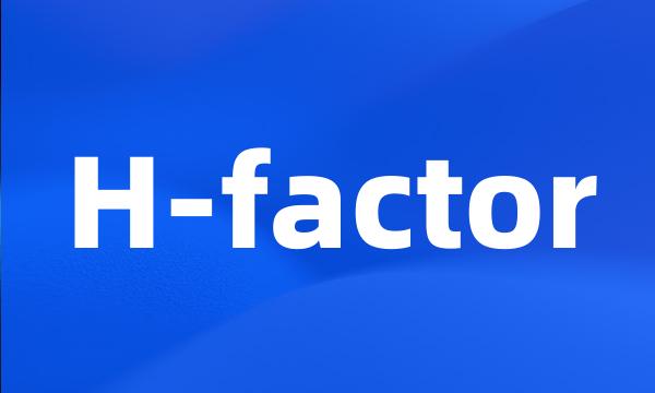 H-factor