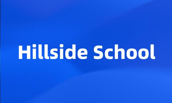 Hillside School