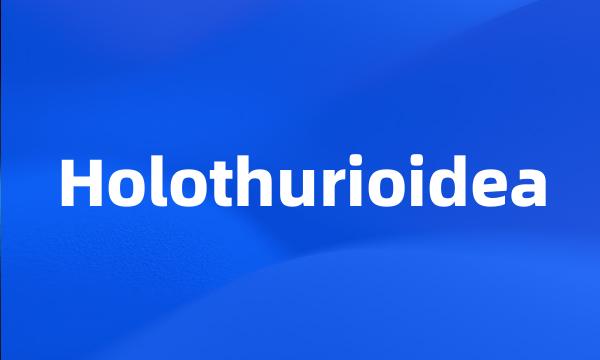 Holothurioidea