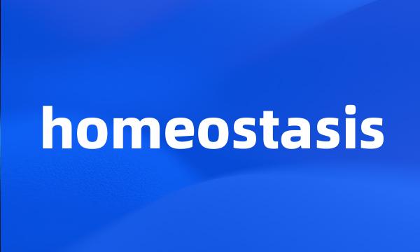 homeostasis