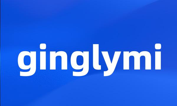 ginglymi