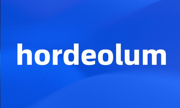 hordeolum