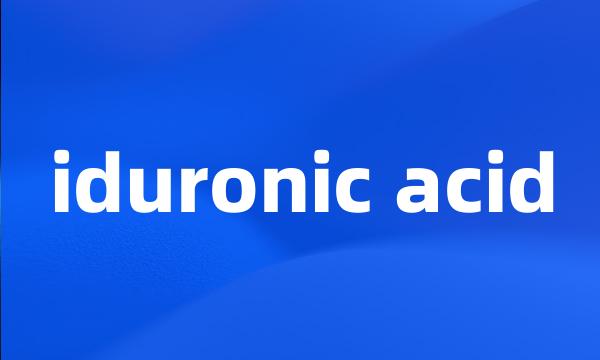 iduronic acid