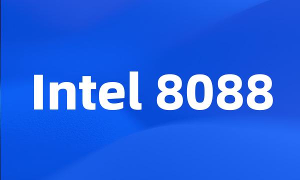 Intel 8088