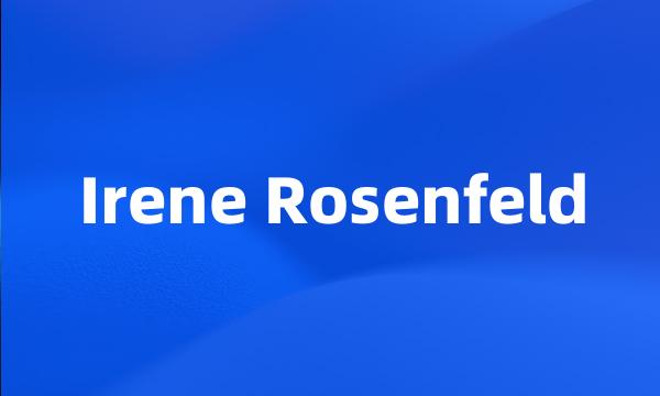 Irene Rosenfeld