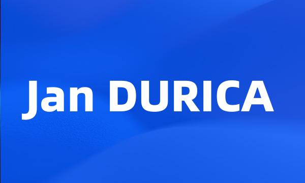 Jan DURICA