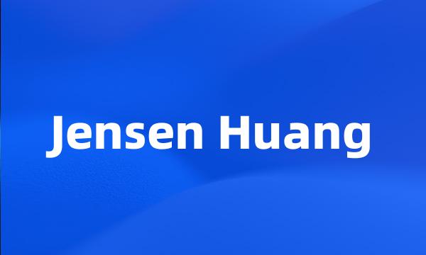 Jensen Huang