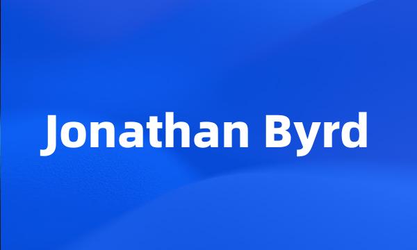 Jonathan Byrd