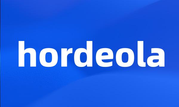 hordeola