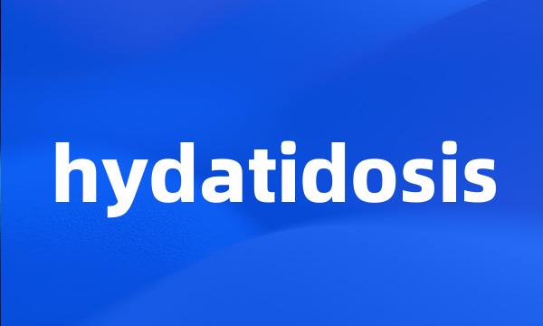 hydatidosis