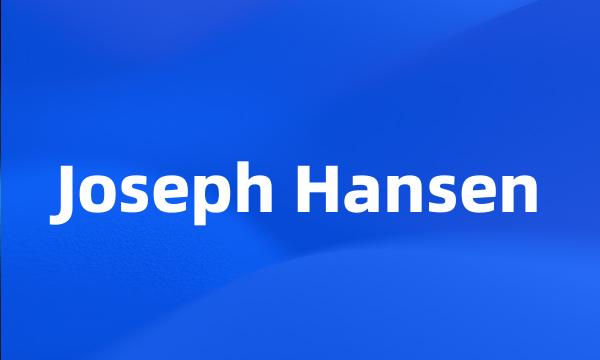 Joseph Hansen