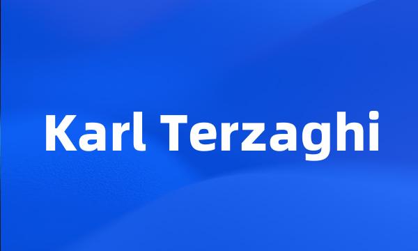 Karl Terzaghi