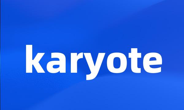 karyote