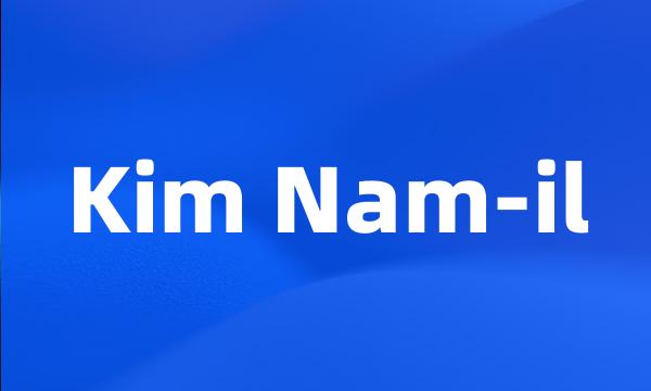 Kim Nam-il