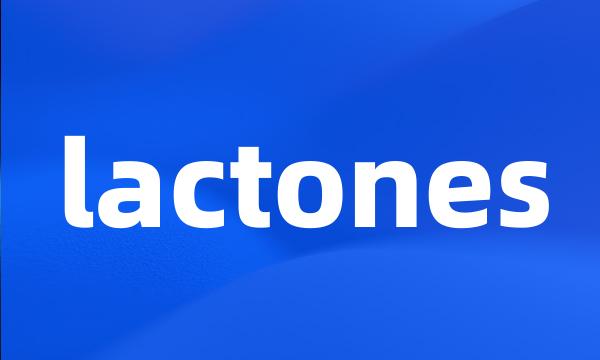 lactones