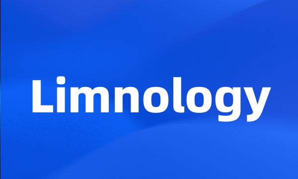 Limnology