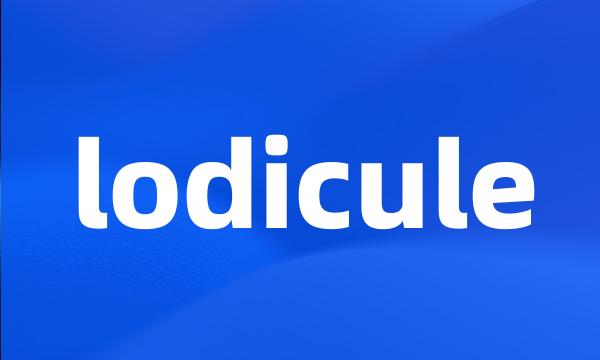 lodicule