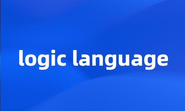 logic language