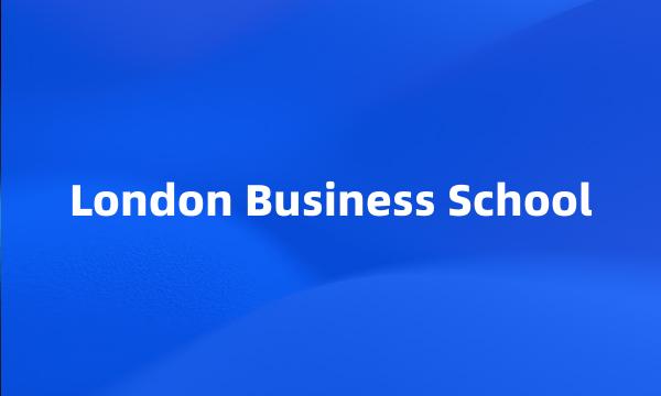 London Business School