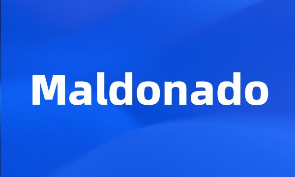 Maldonado