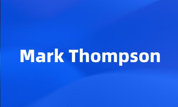 Mark Thompson