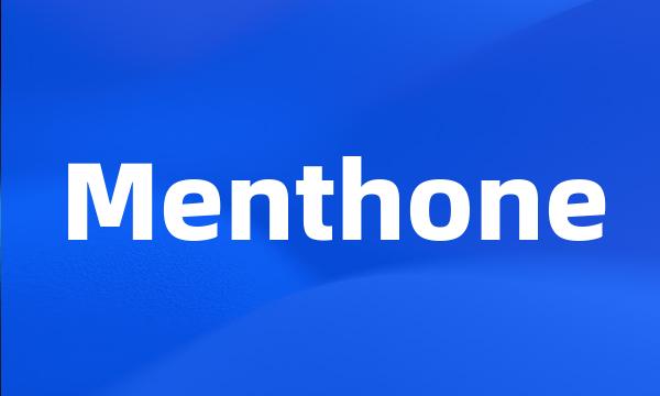 Menthone