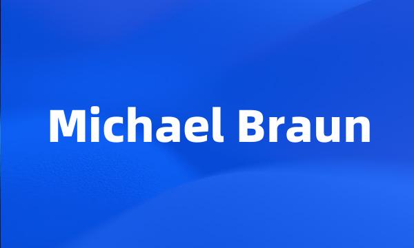 Michael Braun