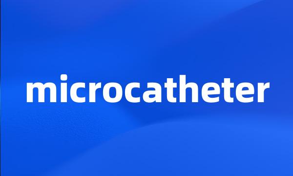 microcatheter