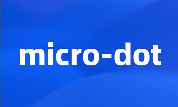 micro-dot