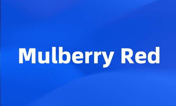 Mulberry Red