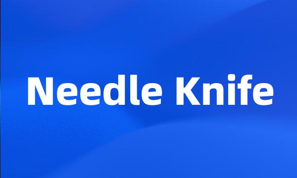 Needle Knife