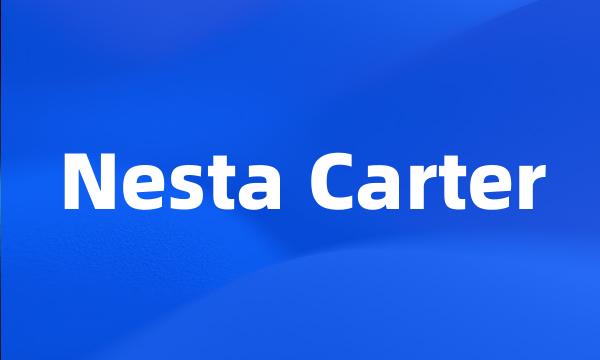 Nesta Carter