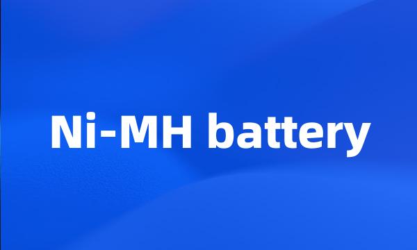 Ni-MH battery