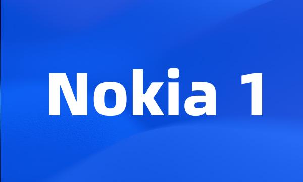 Nokia 1