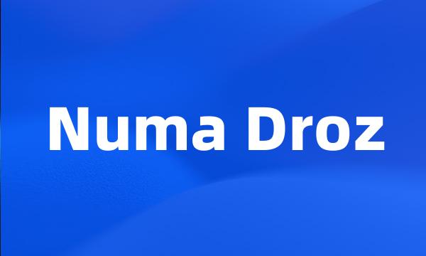 Numa Droz