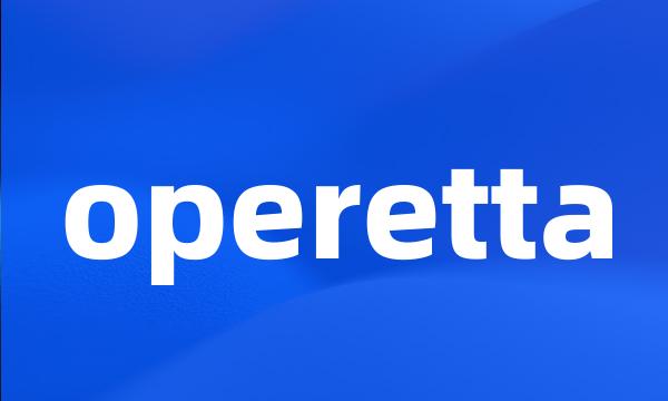 operetta