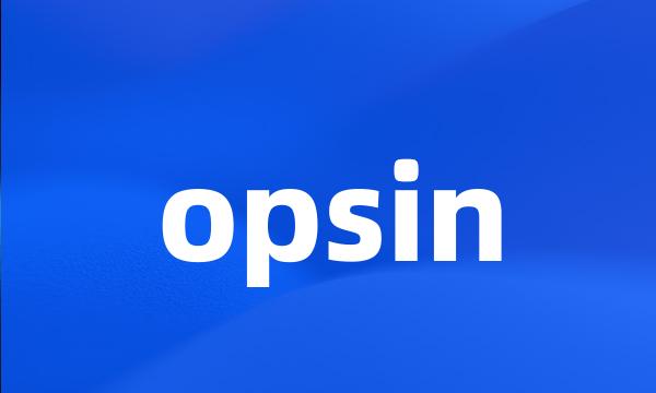 opsin