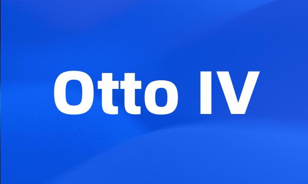 Otto IV