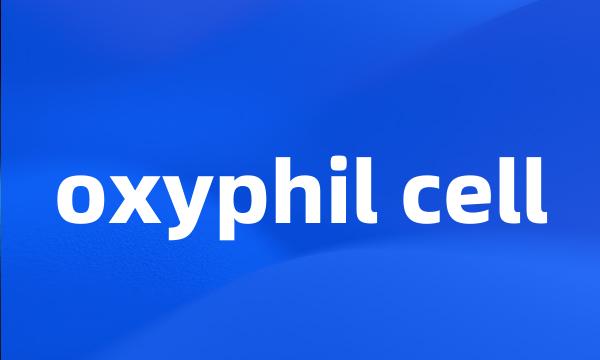 oxyphil cell